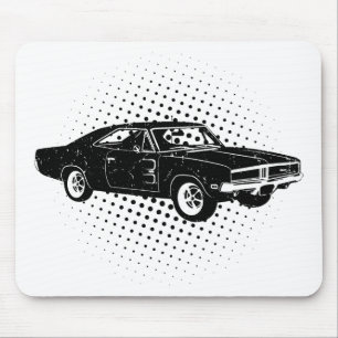 Mousepad 1969 SE do carregador R/T de Dodge