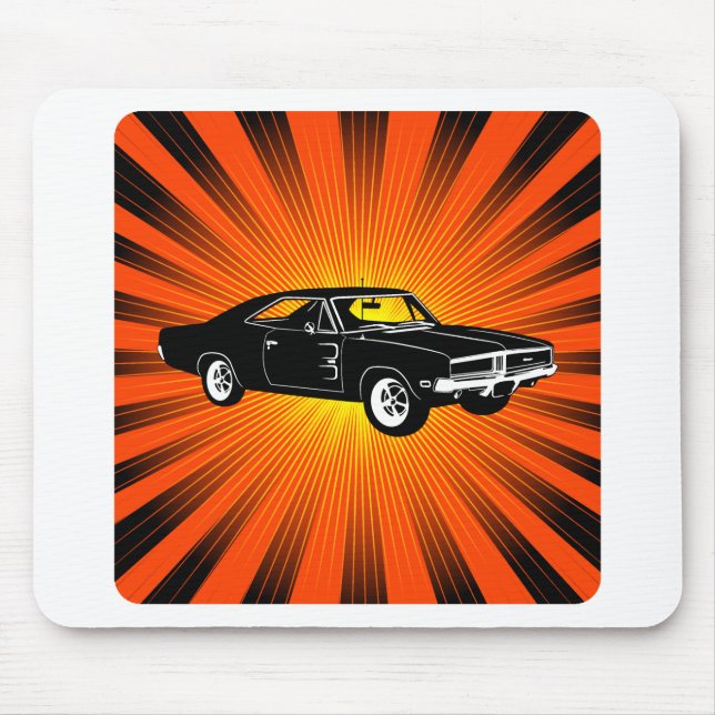 Mousepad 1969 SE do carregador R/T de Dodge (Frente)