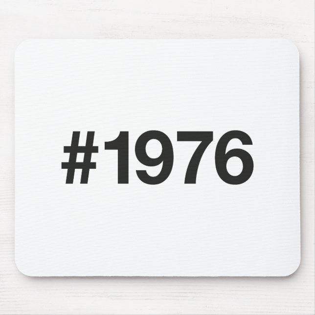Mousepad 1976 Hashtag 49 Anos Aniversário de Aniversário (Frente)