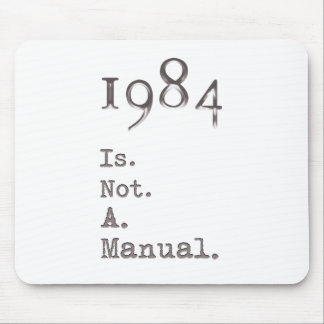 Mousepad 1984 Não É Um Manual