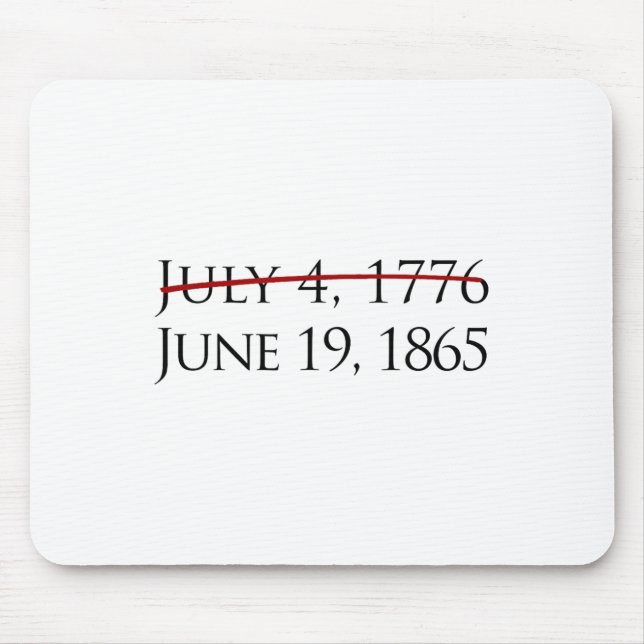 Mousepad 19 de junho Dia da Liberdade (Frente)