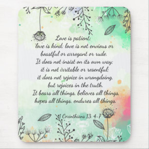 Mousepad 1 Corintianos 13: 4-7