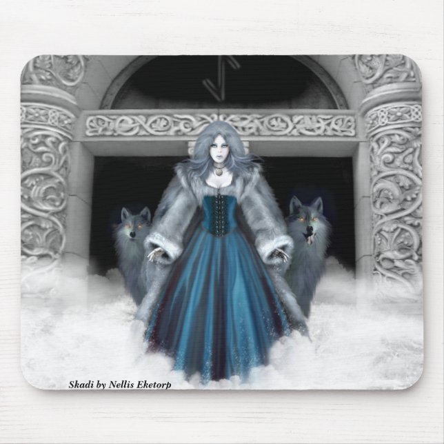 Mousepad 1 de Skadi por Nellis Eketorp (Frente)