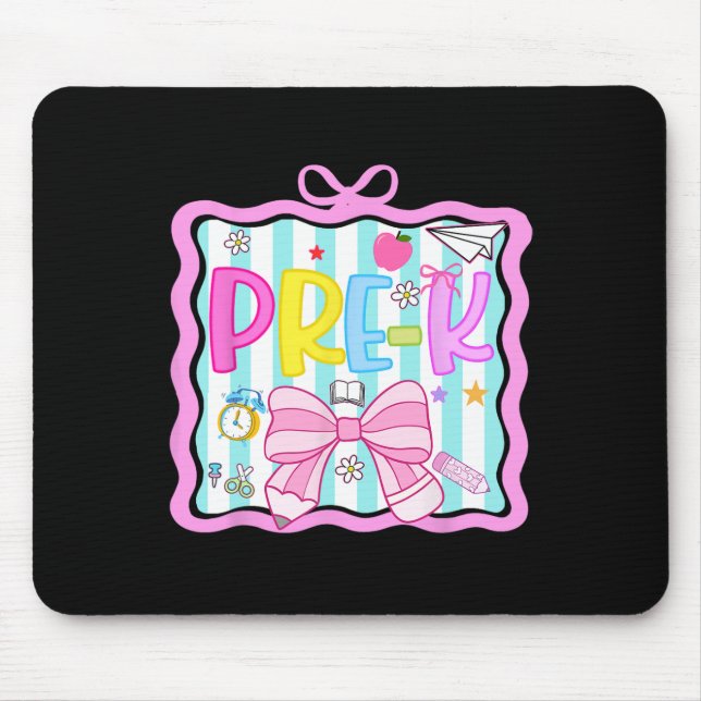 Mousepad 1rua De Pré-Jardim De Infância De Volta À Escola (Frente)