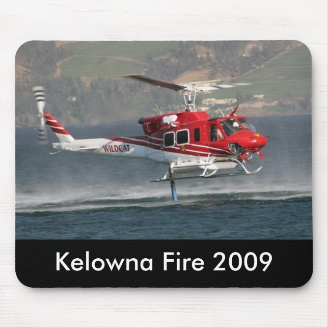 Mousepad 2009 do fogo de Kelowna (Frente)