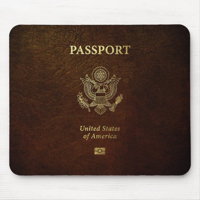 Mousepad [200] Cobrir Americano de Passaportes (Frente)