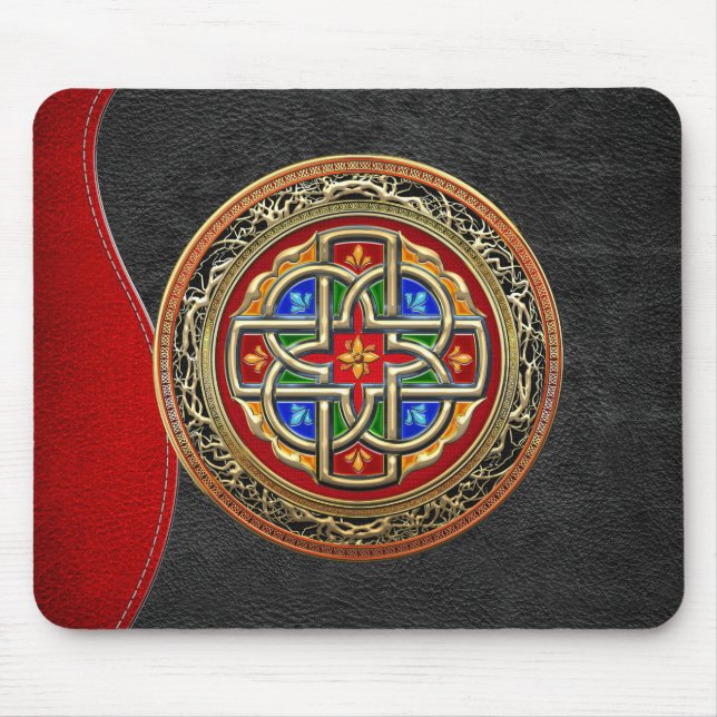 Mousepad [200] Cruz Celta [Dourado+Enamel] (Frente)