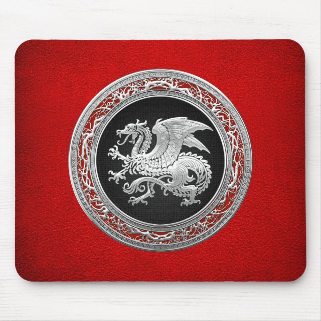Mousepad [200] Dragão islandês, Landvæ ttir [Prata] (Frente)