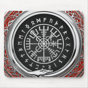 Mousepad [200] Vegvisir - Bússola mágica virada para prat