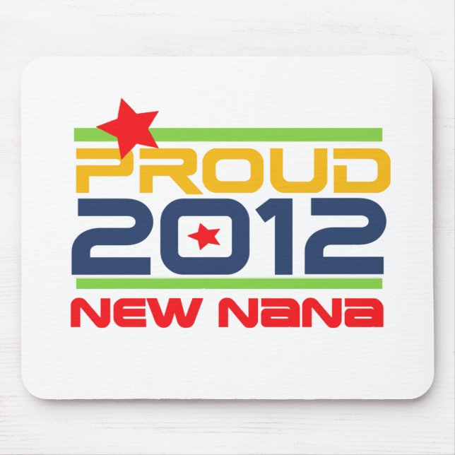 Mousepad 2012 t-shirt e presentes orgulhosos de Nana (Frente)