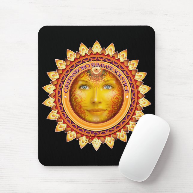 Mousepad 2014 Greensboro Summer Solstice Festival Lembrança (Com mouse)