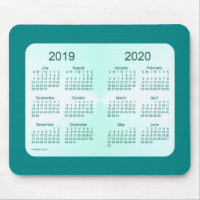2019-2020 calendário da cerceta do ano escolar por