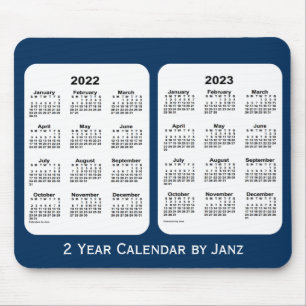Mousepad 2022-2023 Caixa de Polícia Calendário Azul de 2 