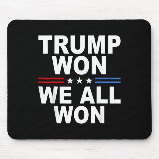 Mousepad 2024 A Sinalizador Americano Trump Won (Frente)
