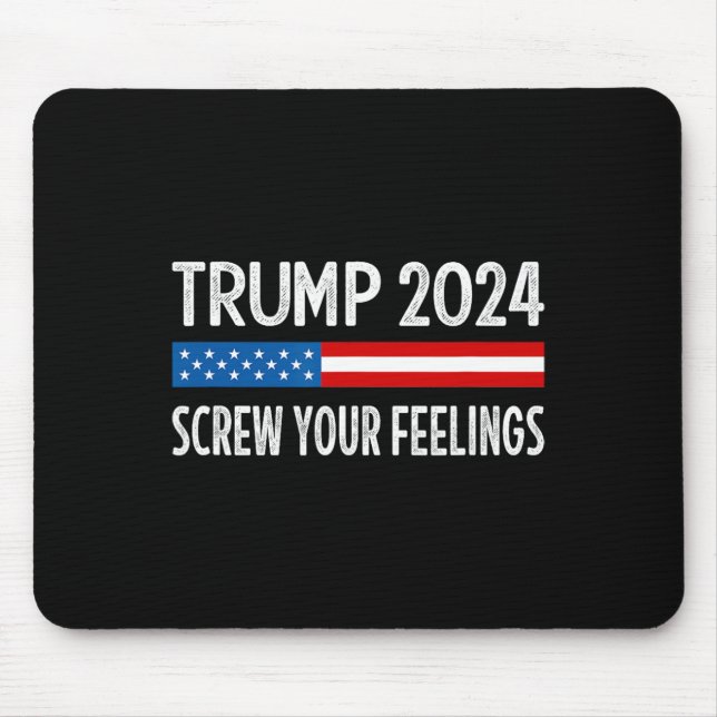 Mousepad 2024 - Enrosque seus sentimentos - Estilo de Vinta (Frente)