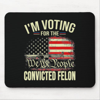 Mousepad 2024 Felon condenado Eu Voto Felon Condenado 20