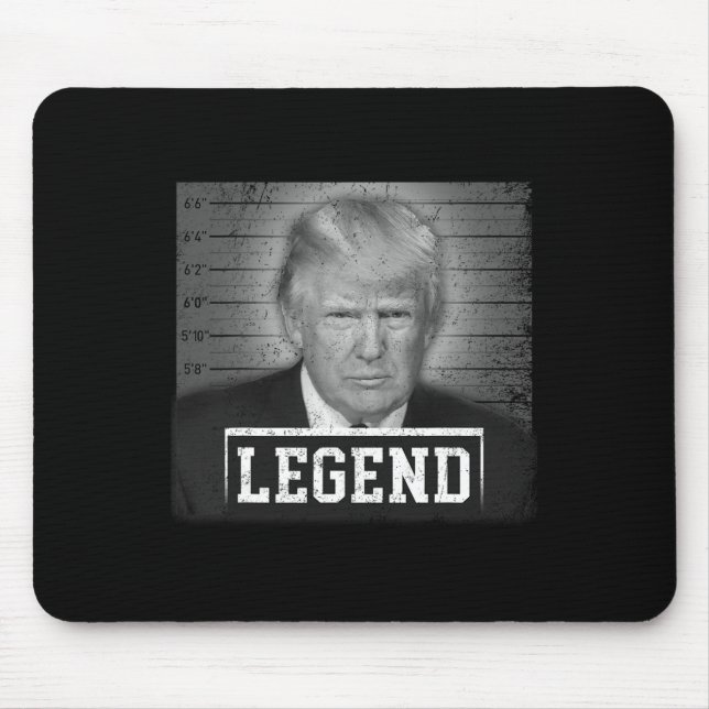 Mousepad 2024 Mugshot Presidente Legend Save America Vintag (Frente)