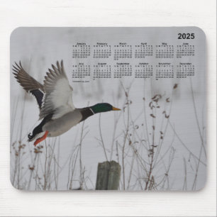 Mousepad 2025 Mallard no calendário de voo por Janz Mouse P