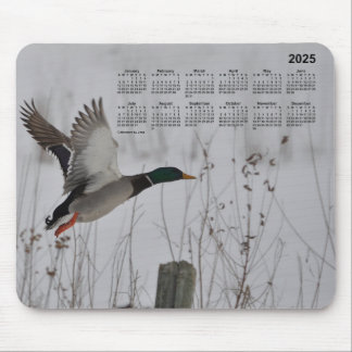 Mousepad 2025 Mallard no calendário de voo por Janz Mouse P