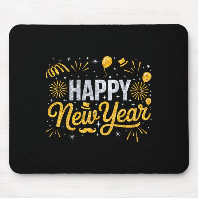 Mousepad 2026 Happy New Year's Eve Party Crew Squad Family  (Frente)