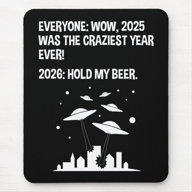 Mousepad 2026 Hold My Beer (Frente)
