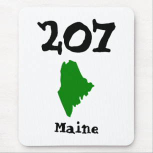 Mousepad 207, Area Code of Maine