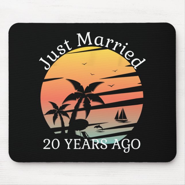 Mousepad 20 Casamento Recem casados 20 Ye (Frente)