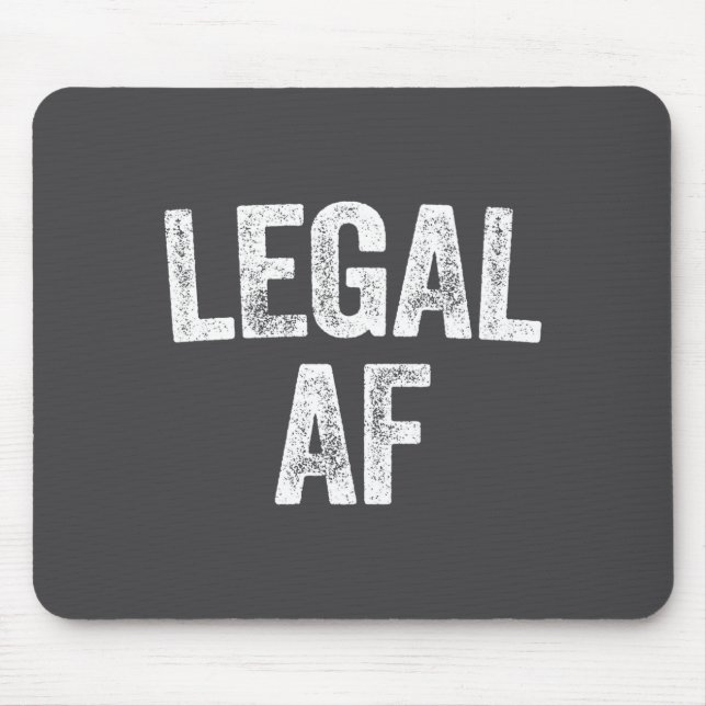 Mousepad 21st Birthday Legal Af Long Sleeve  (Frente)