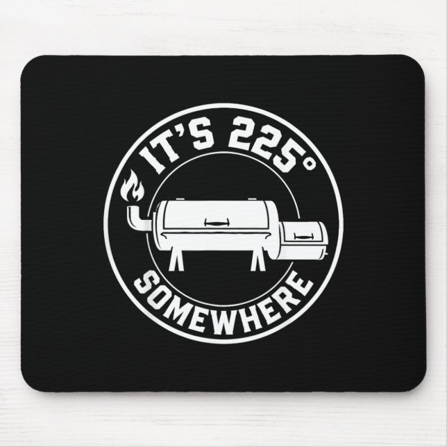 Mousepad 225 Em Algum Lugar Grau Churrasco Engraçado Amante (Frente)