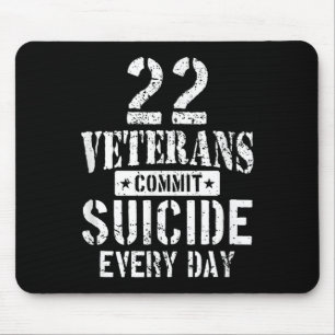 Mousepad 22 Veteranos Afastados Cometem Suicídio Todos Os D