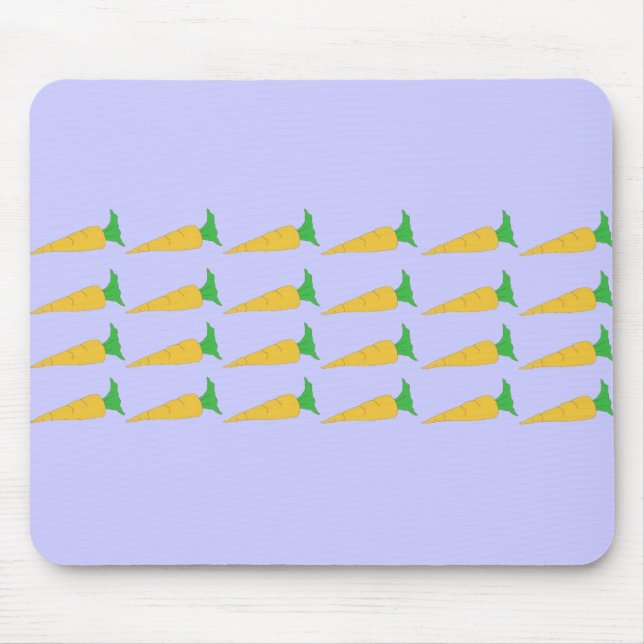 Mousepad 24 Cenouras, Douradas (Frente)