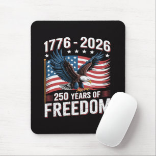 Mousepad 250 Anos 1776 2026 250º 4 de Julho