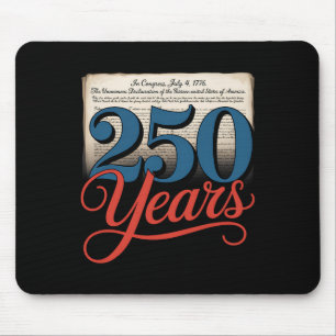 Mousepad 250 Anos 1776 Declaração De Independência Usa Gif