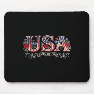 Mousepad 250 Anos Americano 1776 2026 250º Aniversário EUA