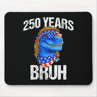 Mousepad 250 Anos Bruh 4 de Julho Trex Dinossauro 250º Aniv