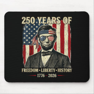 Mousepad 250 Anos De Liberdade História Abraham Linco