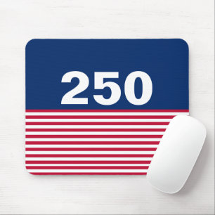 Mousepad 250 Vermelho Branco e Azul Aniversário dos EUA