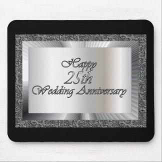 Mousepad 25o aniversário de casamento feliz