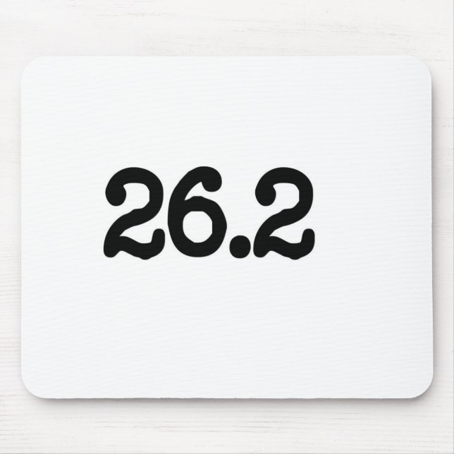 Mousepad 26,2 Definição da maratona (Frente)