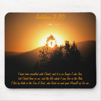 Mousepad 2:20 de Galatians Crucified com cristo