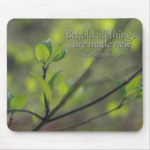 Mousepad 2 Corintianos 5:17 Contemplem todas as coisas nova