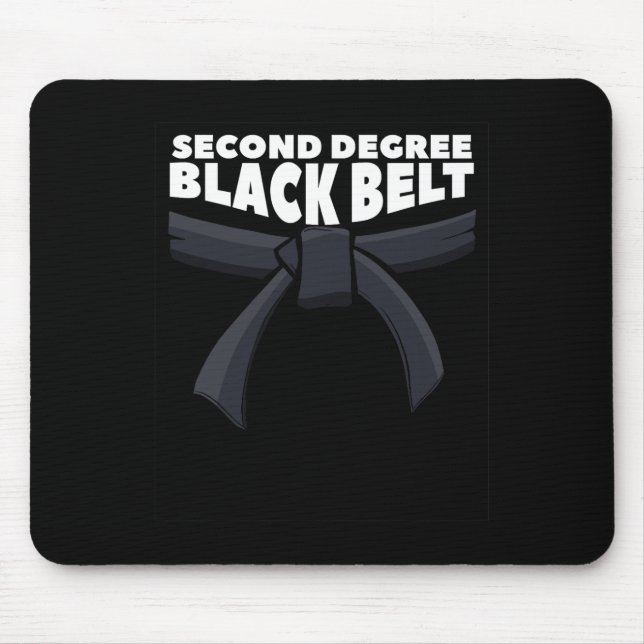 Mousepad 2.o Grau Black Belt Arts Martial Arts Karate 1 (Frente)