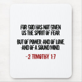 Mousepad 2 presentes Timothy 1:7