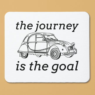Mousepad 2CV Deux Chevaux A Viagem É O Objetivo