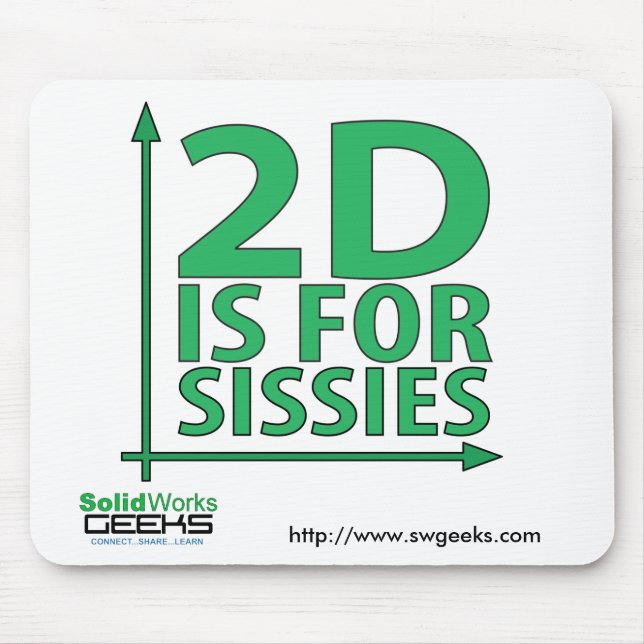 Mousepad - 2D para mariquinhas (Frente)