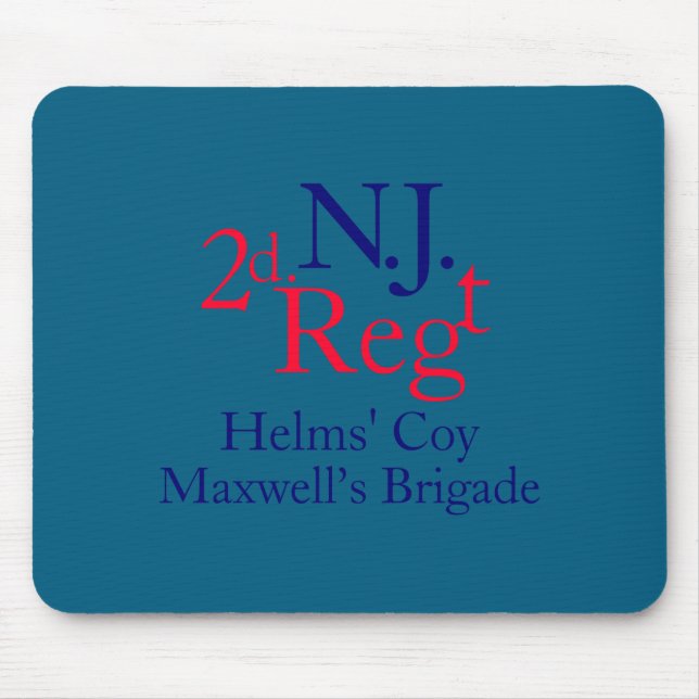 Mousepad 2nd New Jersey Regiment  (Frente)