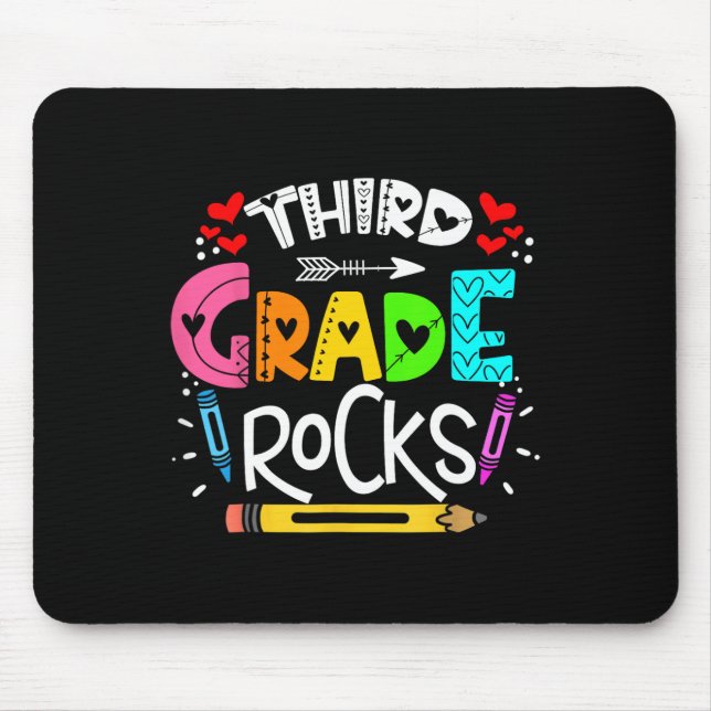 Mousepad 3ª Série Rocks Terceira Série Rock Ck De Volta à E (Frente)
