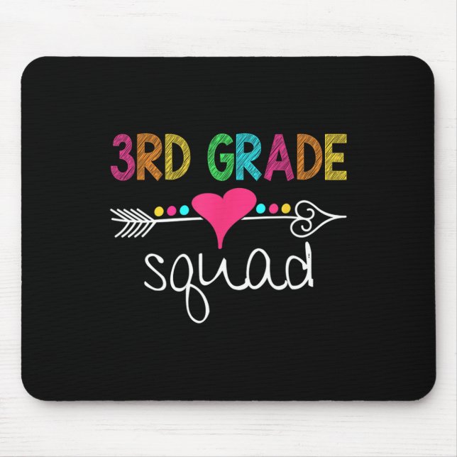 Mousepad 3º Grau Esquadrão 3º Equipe de Estudantes de Profe (Frente)