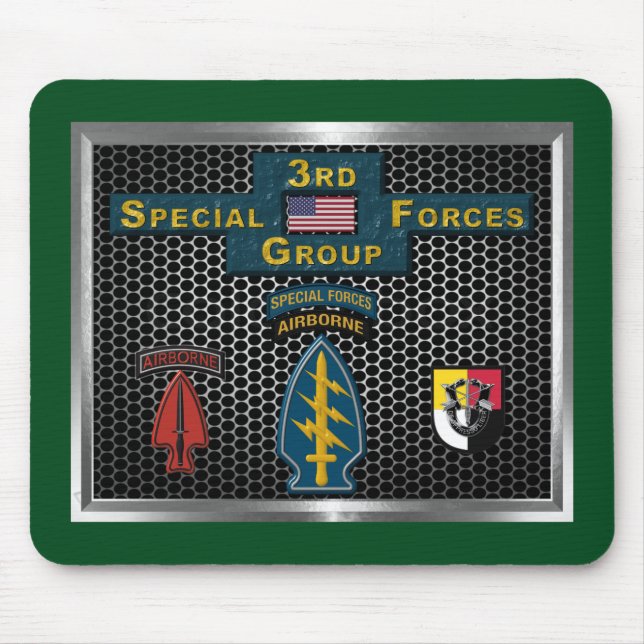 Mousepad 3º grupo de operações especiais (SOF) (Frente)