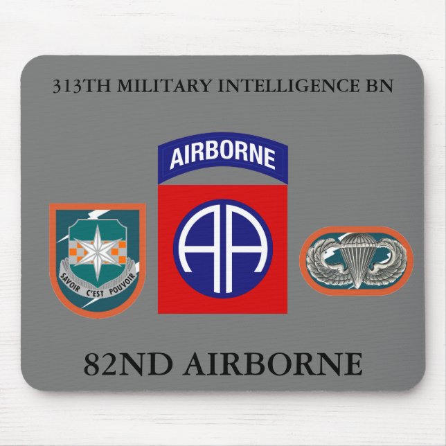 MOUSEPAD 313º BATALHÃO MILITAR DE INTELIGÊNCIA 82º ABN (Frente)